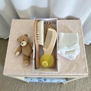 Natural Wood Baby Hair Care Set